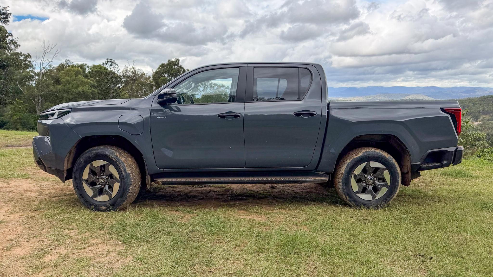 2026 Toyota HiLux BEV side profile