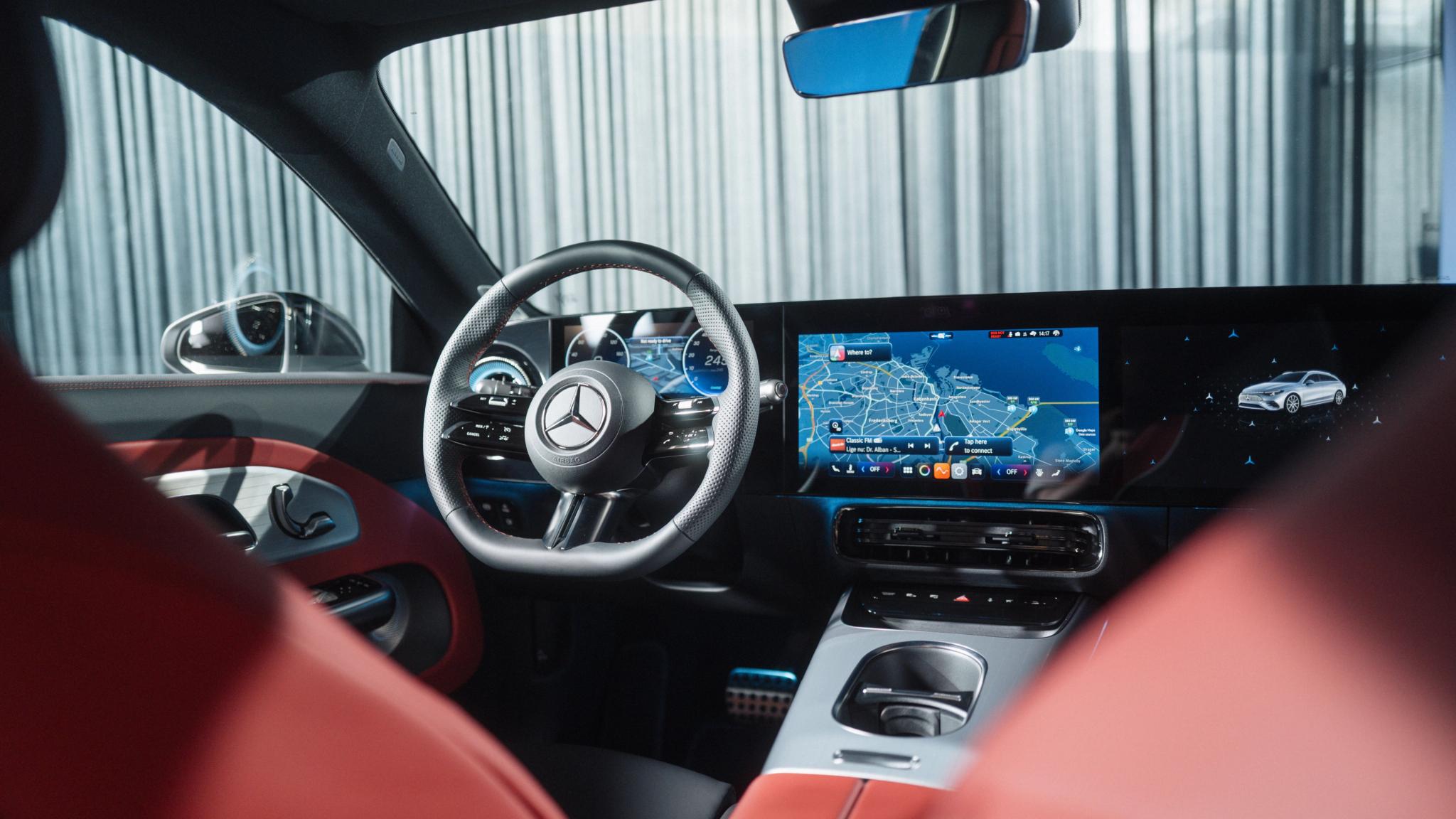 2027 Mercedes-Benz CLA Shooting Brake wagon interior dashboard