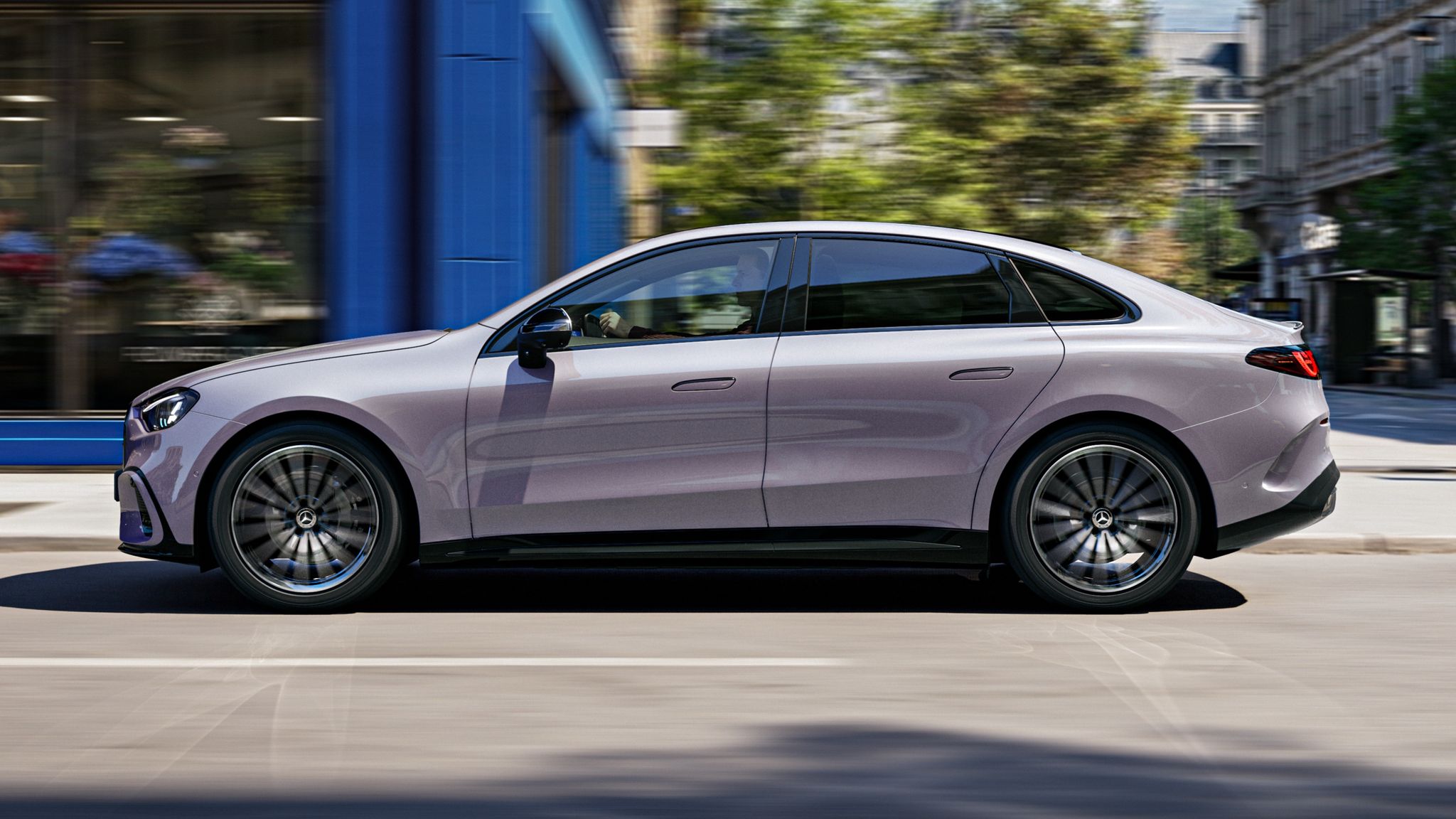 Mercedes-Benz C-Class electric side profile