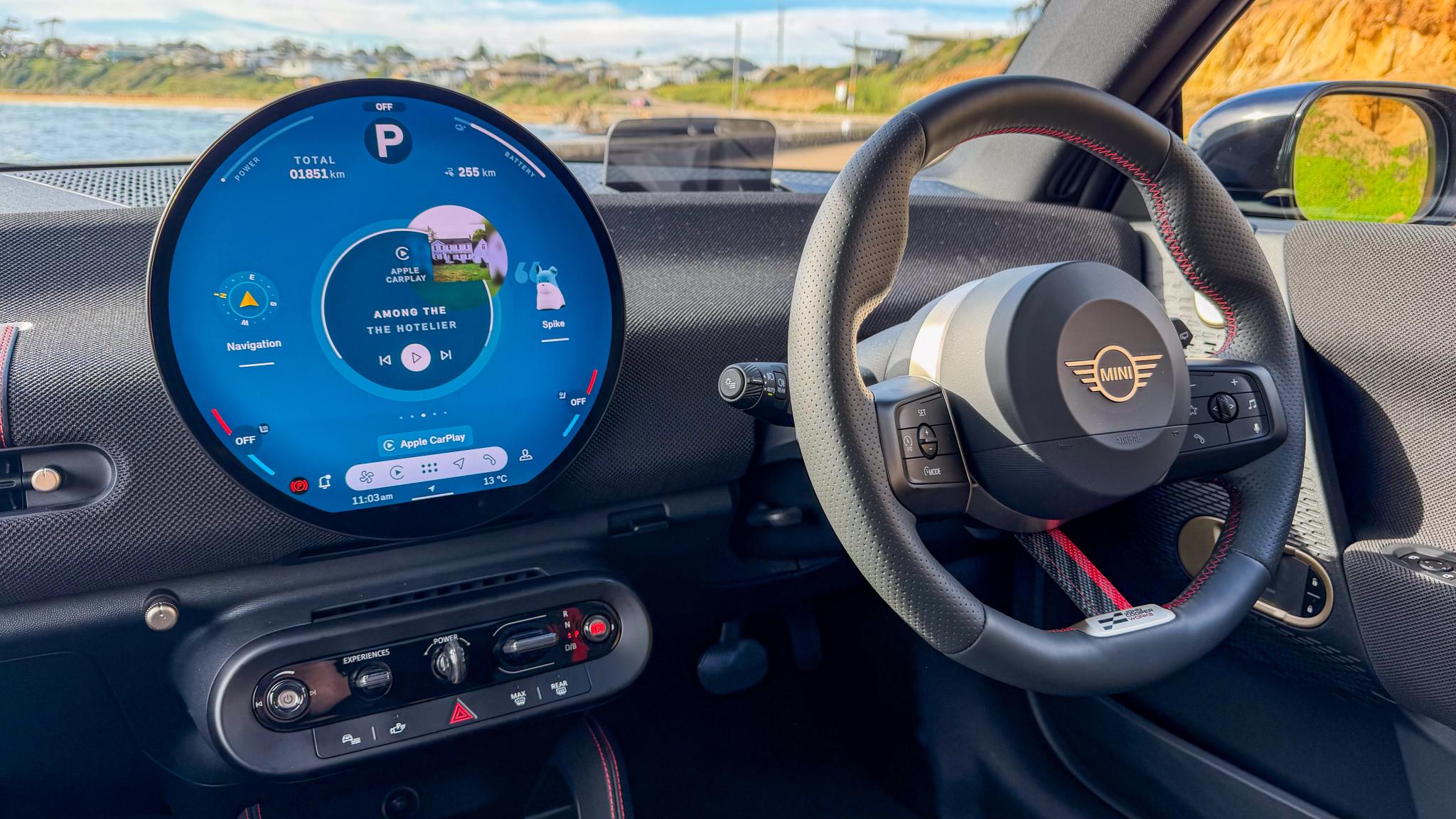 2026 Mini Cooper JCW Electric front dashboard