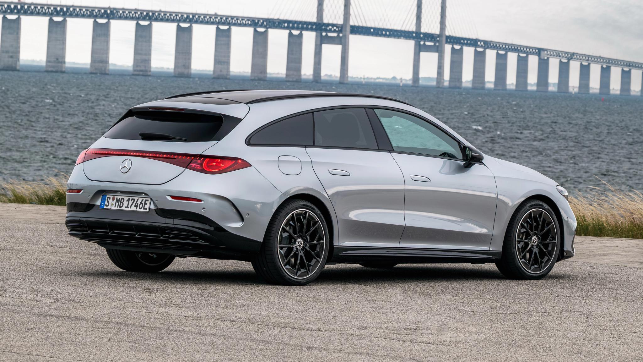 2027 Mercedes-Benz CLA Shooting Brake wagon rear three quarter