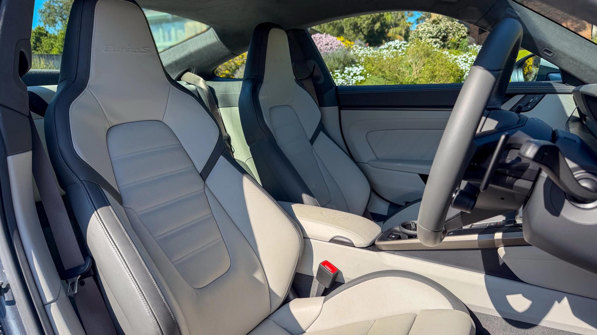 2026 Porsche 911 Turbo S front seats