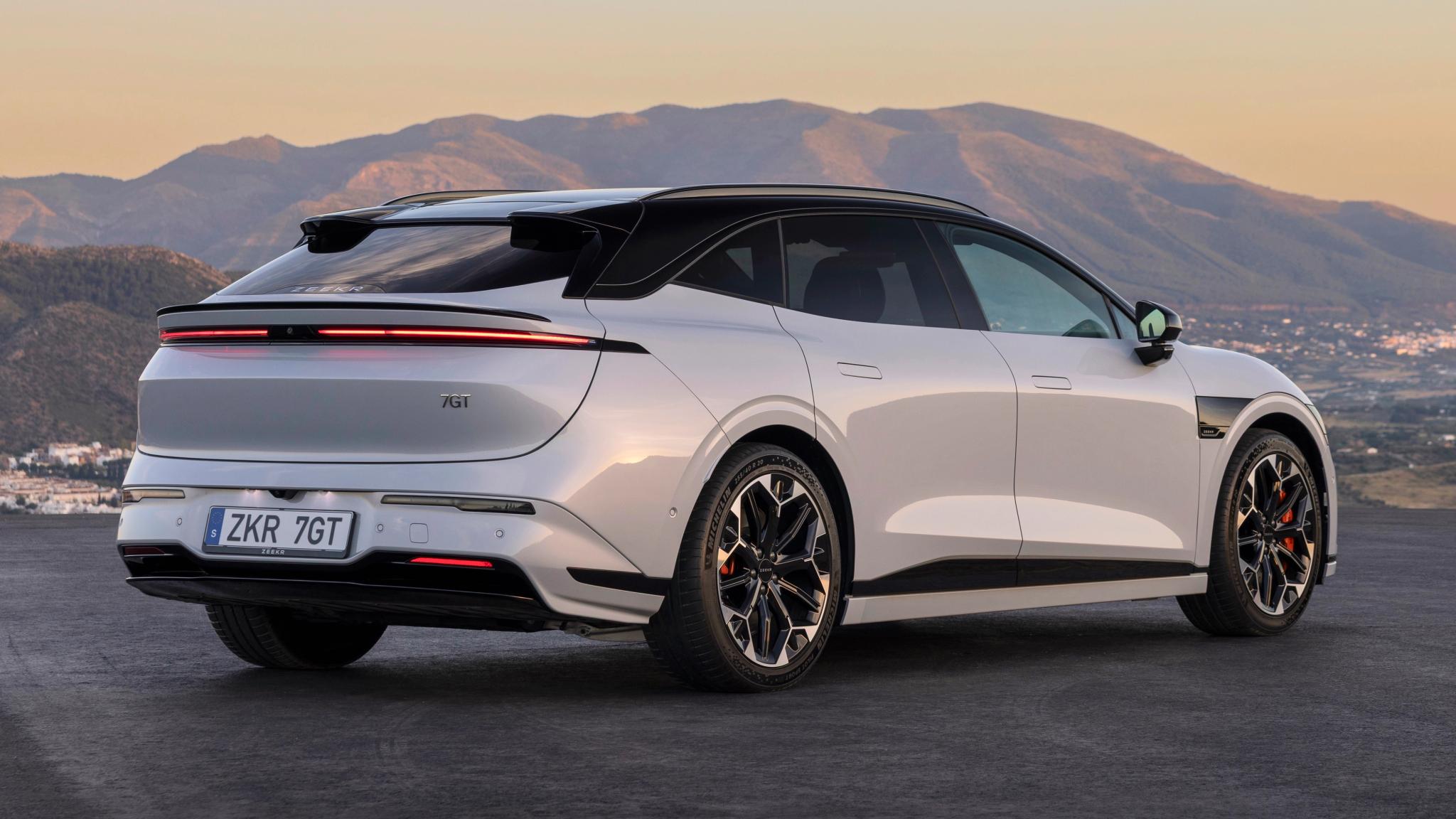 Zeekr 7GT electric shooting brake wagon rear three quarter