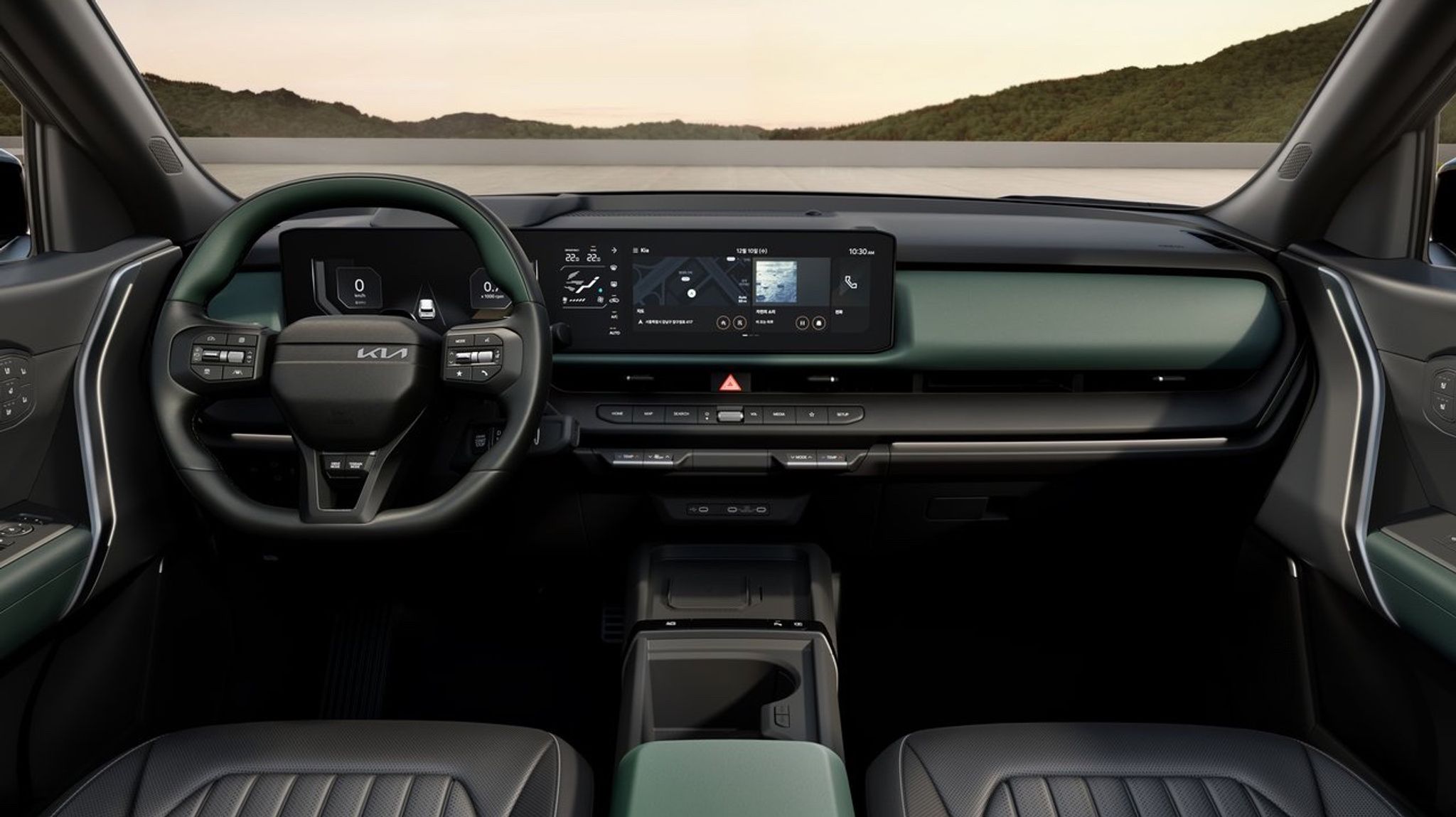 2027 Kia Seltos hybrid small SUV interior