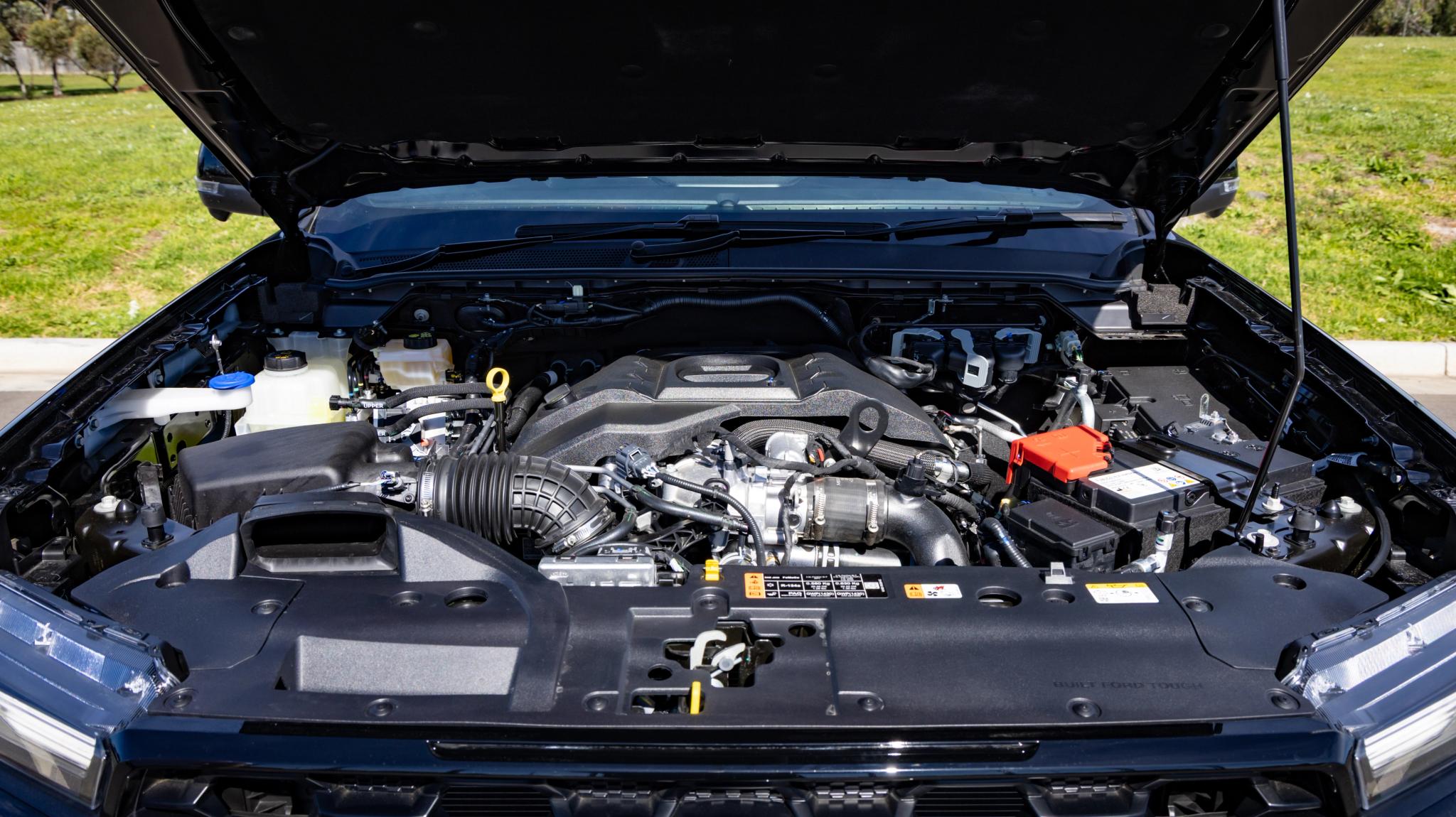 2026 Ford Ranger Wildtrak V6 engine bay