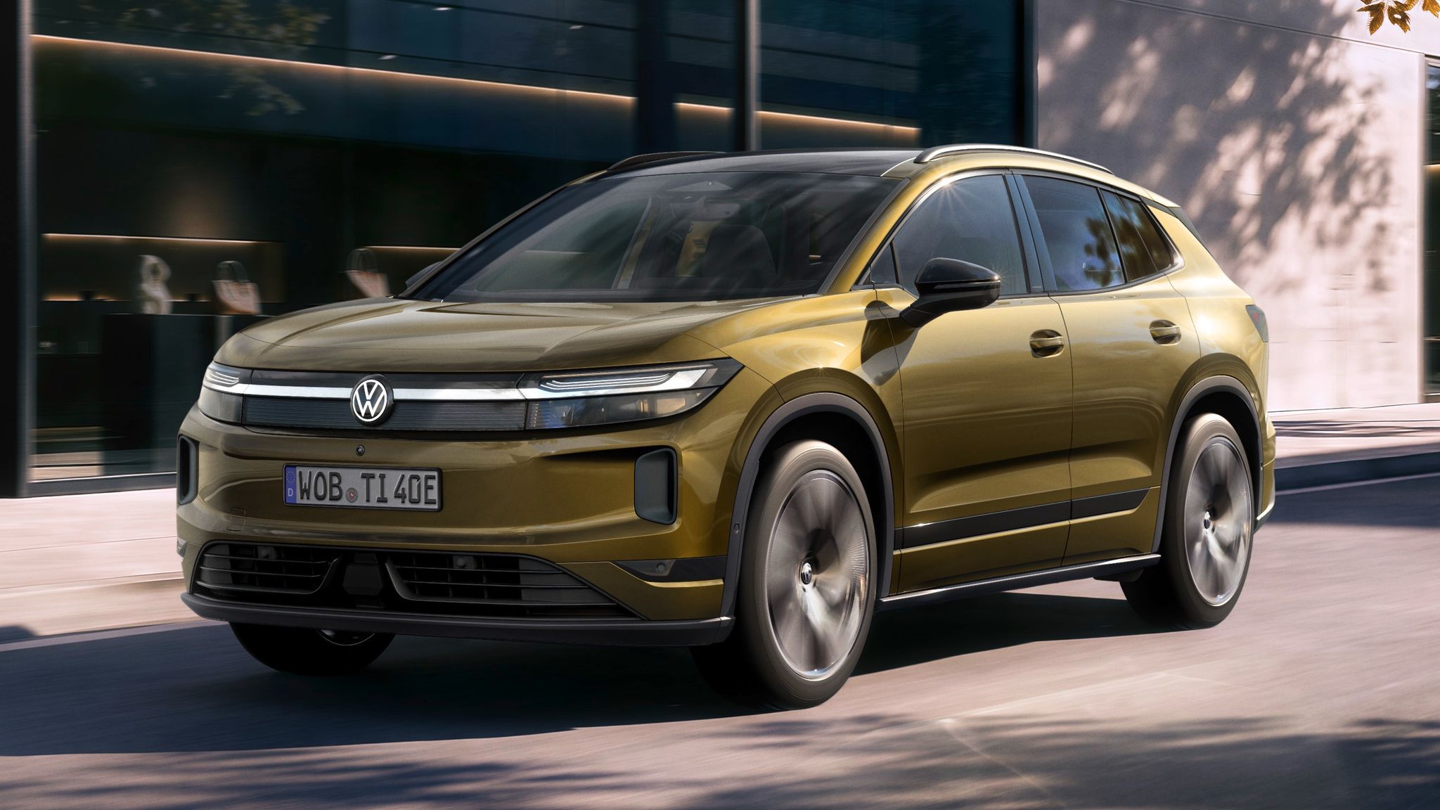 Gold 2027 Volkswagen ID. Tiguan electric SUV