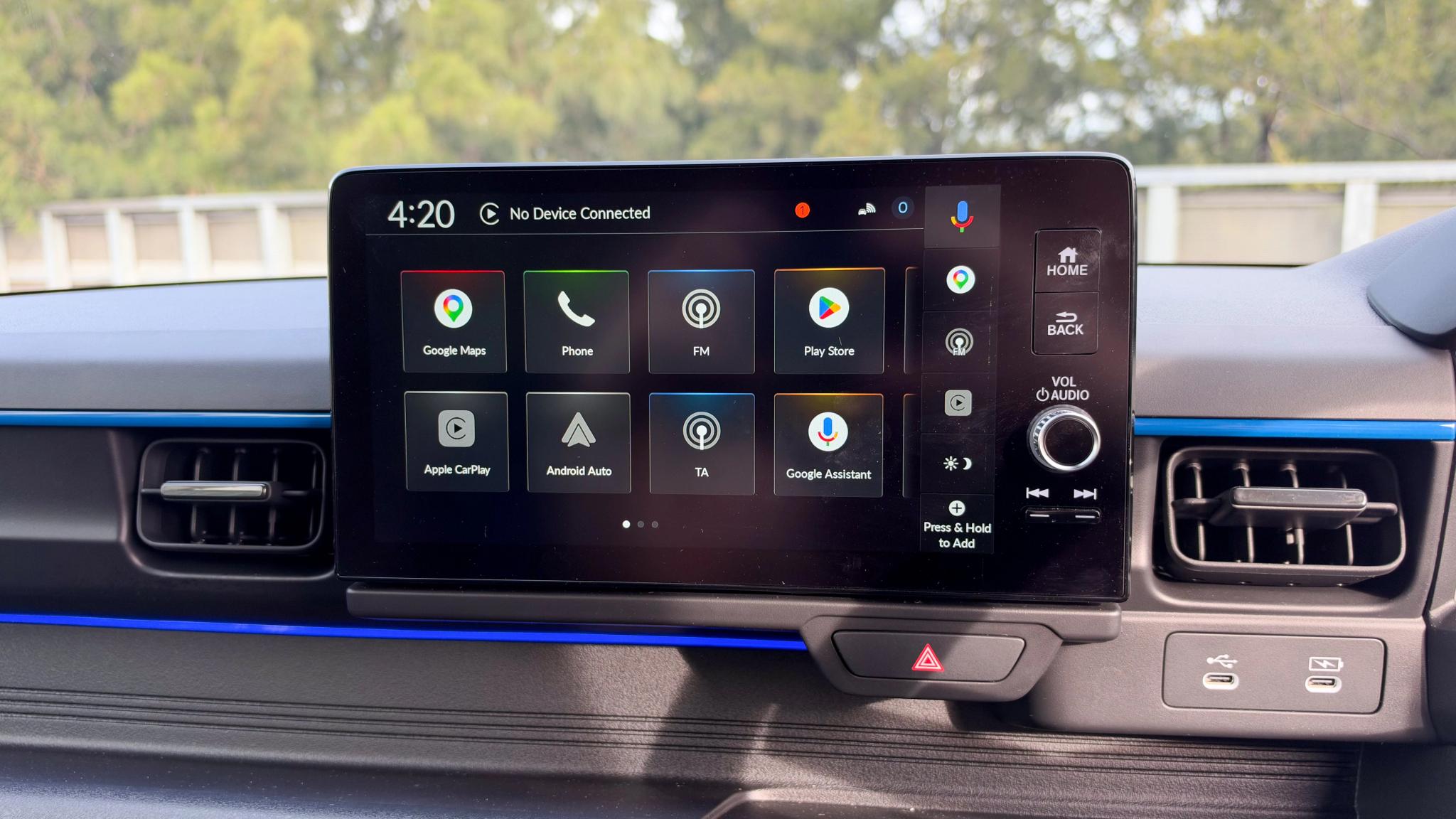 2026 Honda Super-ONE touchscreen