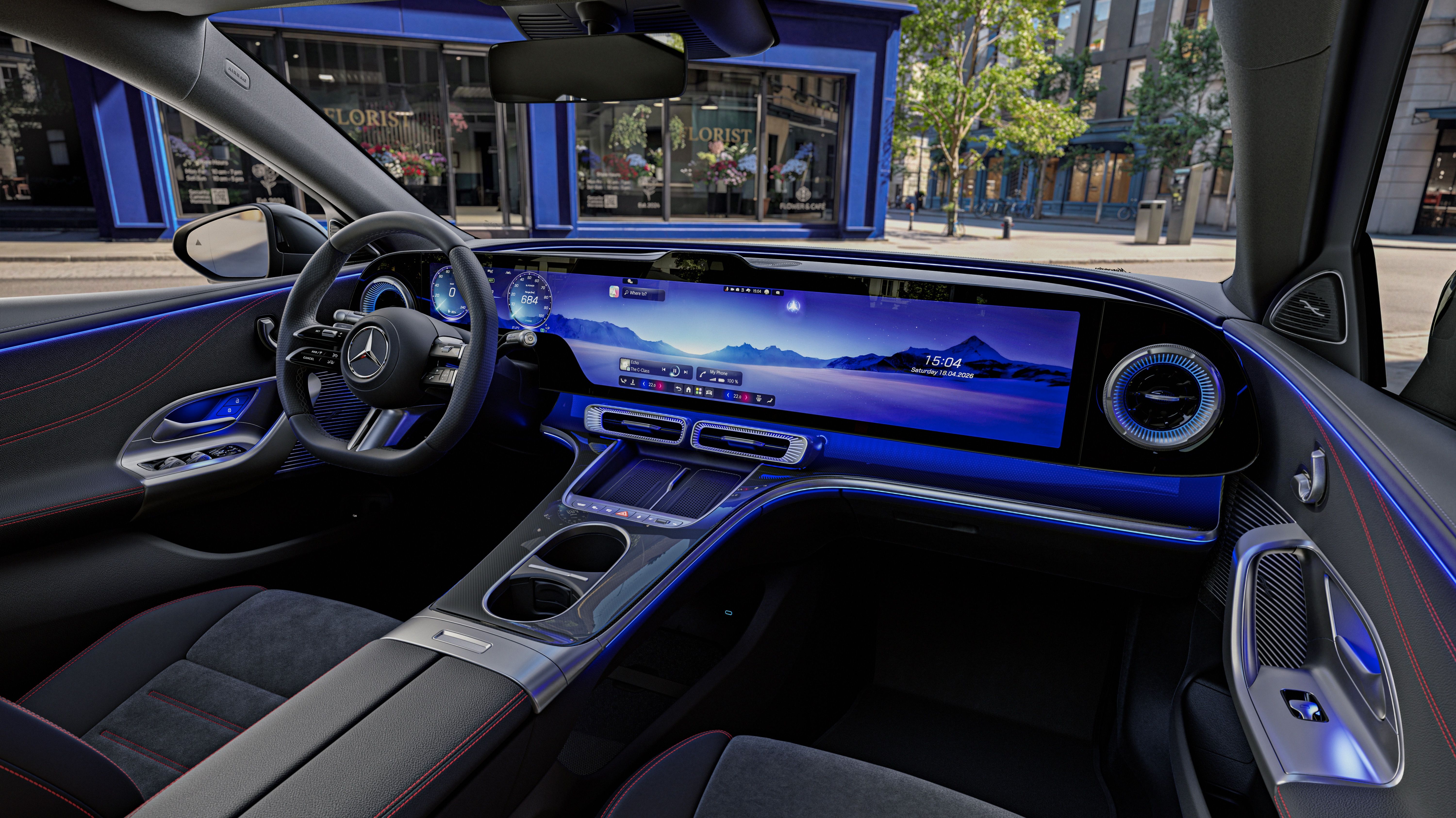 Mercedes-Benz electric C-Class goes all-in on screens ahead of official reveal
