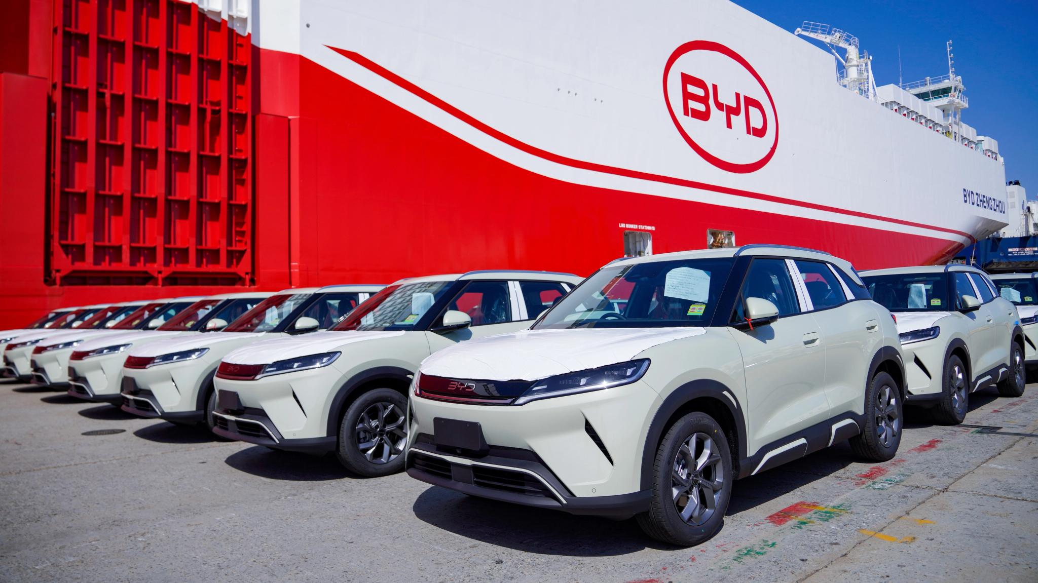 BYD sends 5,000 new energy vehicles to Australia on its own ship - Image 1