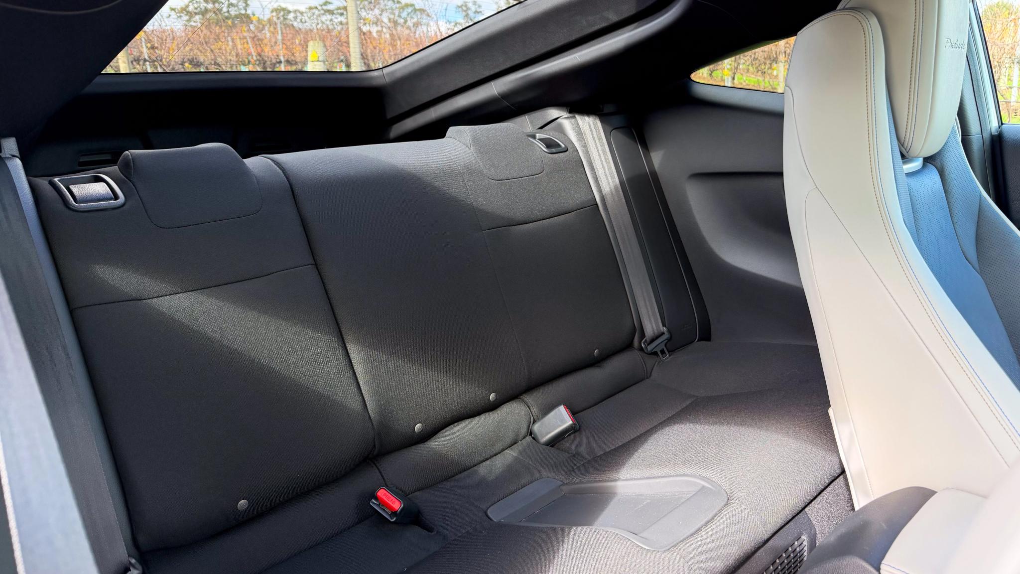 2026 Honda Prelude Rear Seats