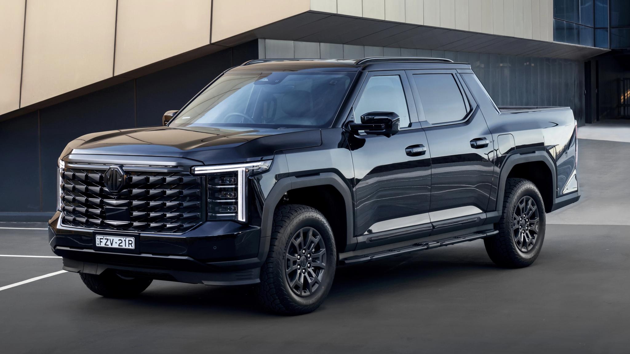 2026 MG U9 Black Edition dual-cab ute