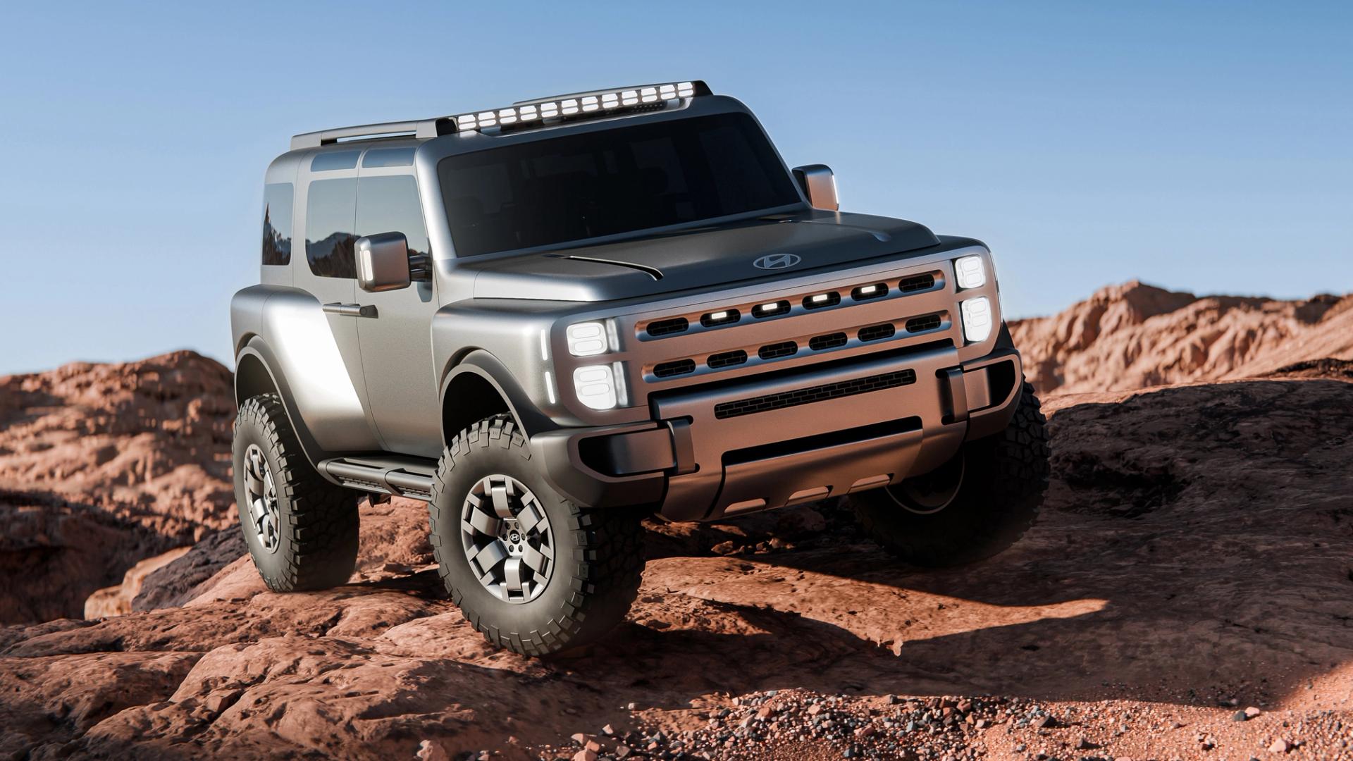Hyundai Boulder Concept previews first-ever body-on-frame truck and rugged SUV