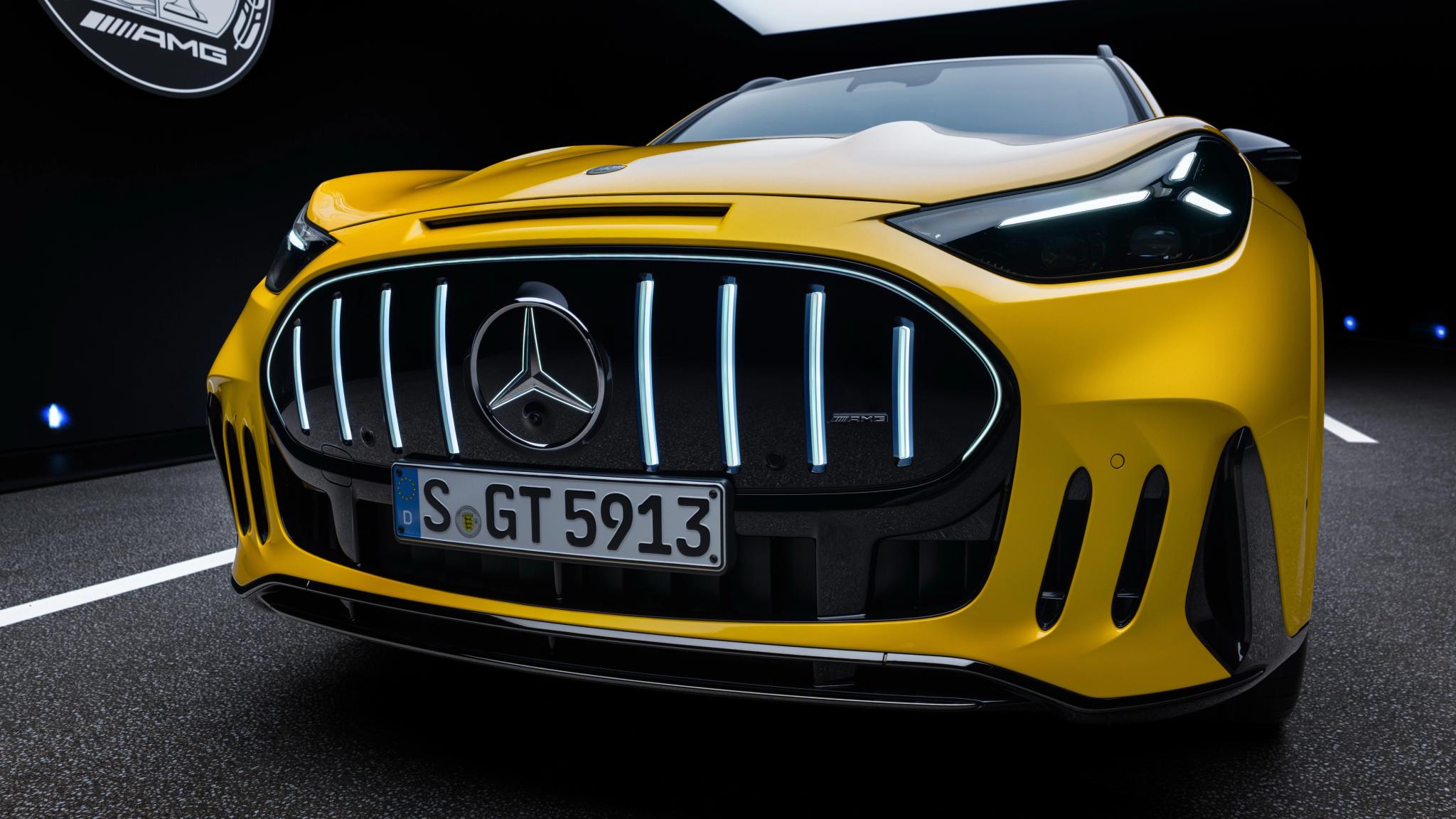 Mercedes-AMG GT SUV electric performance SUV front grille