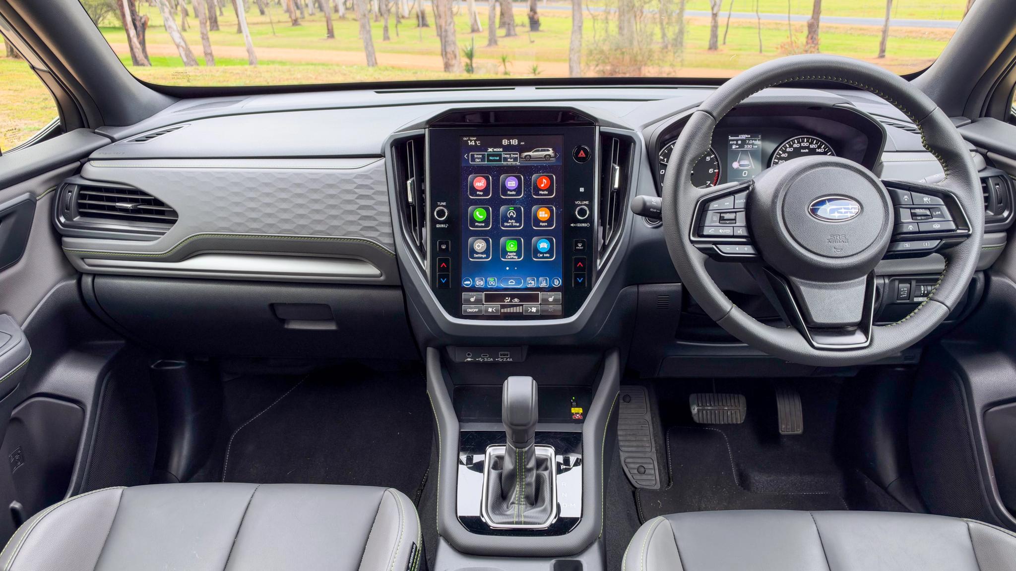 2026 Subaru Forester front dashboard