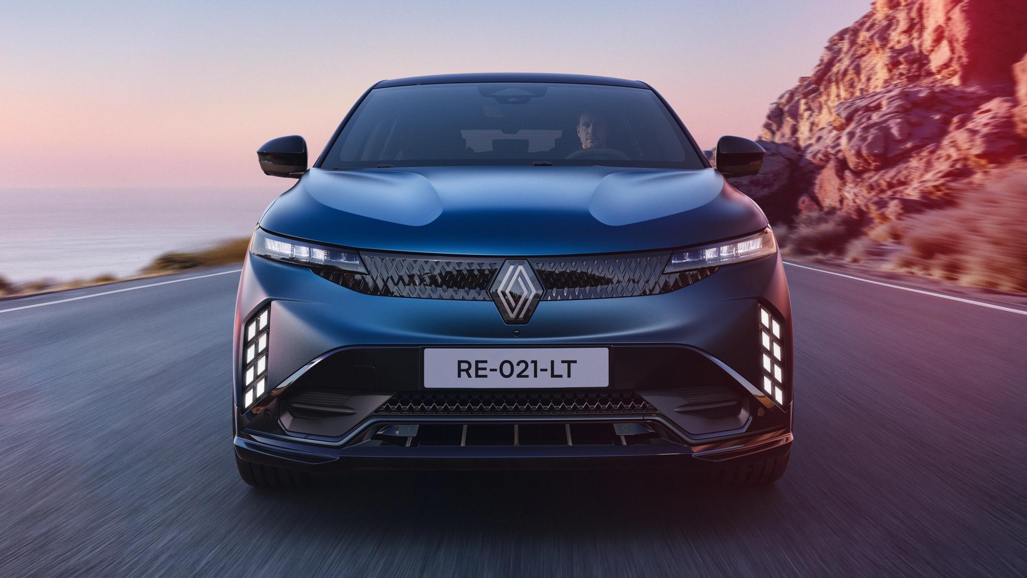 2027 Renault Megane E-Tech facelift electric SUV front
