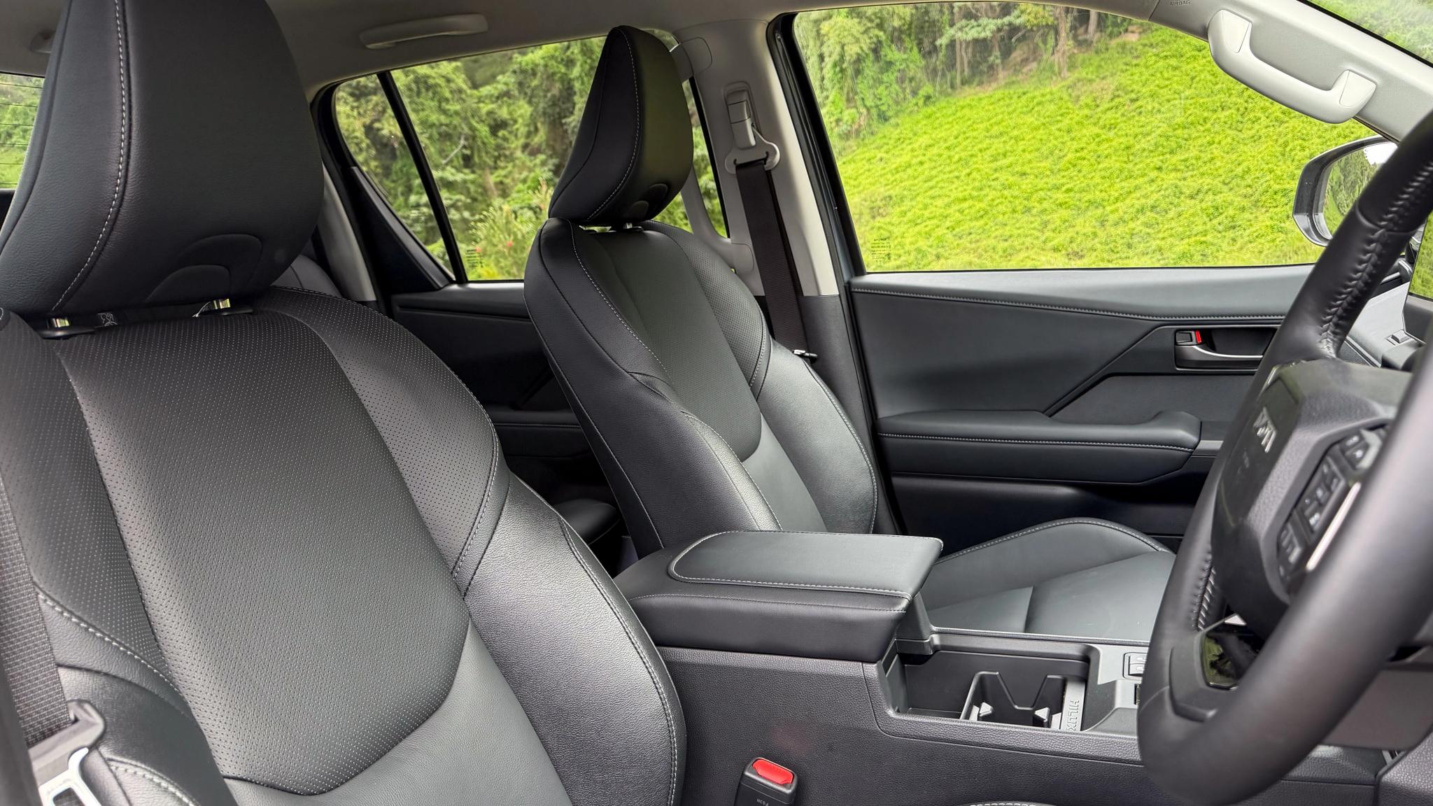 2026 Toyota HiLux BEV front seats