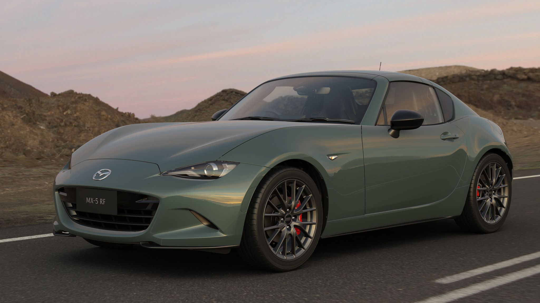 2026 Mazda MX-5 Roadster in new Zinc Green Metallic paint