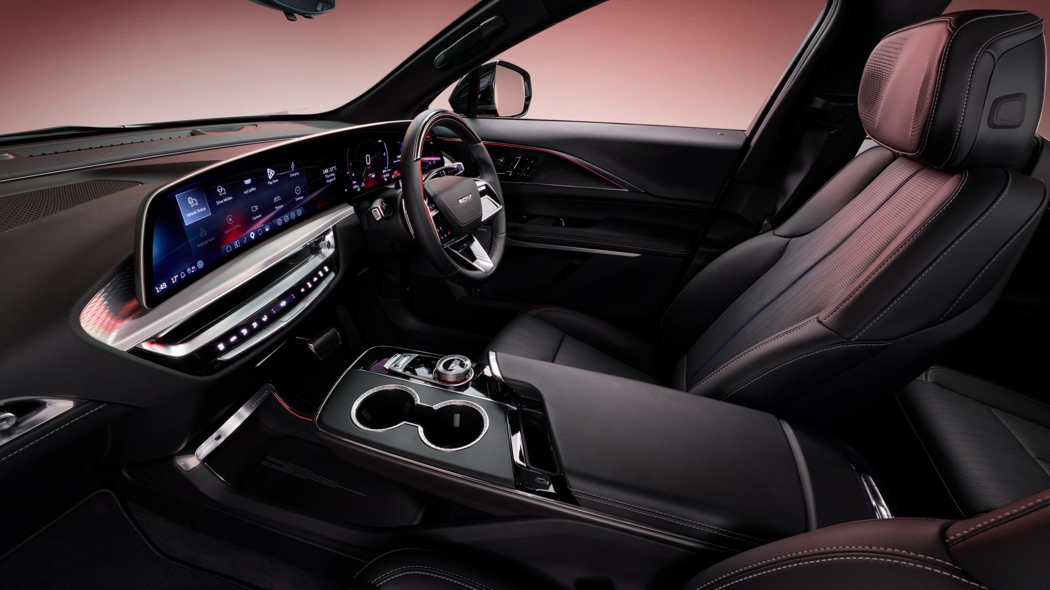 2027 Cadillac Lyriq-V electric performance SUV interior