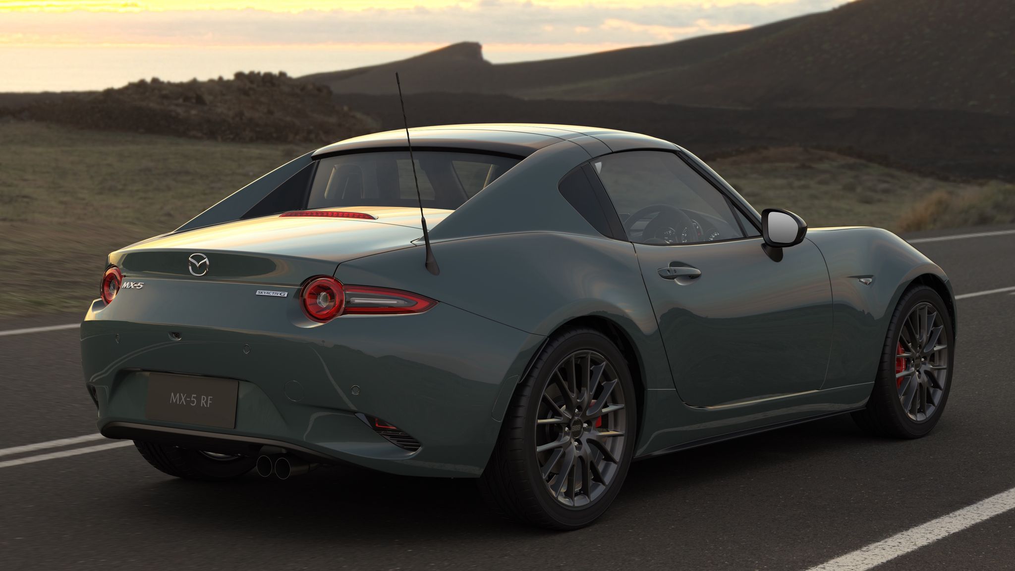 2026 Mazda MX-5 Roadster in new Zinc Green Metallic paint