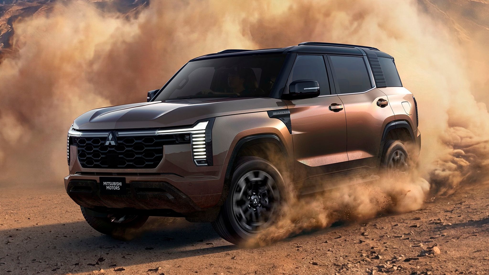 2027 Mitsubishi Pajero seven-seat ladder-frame turbo-diesel 4WD