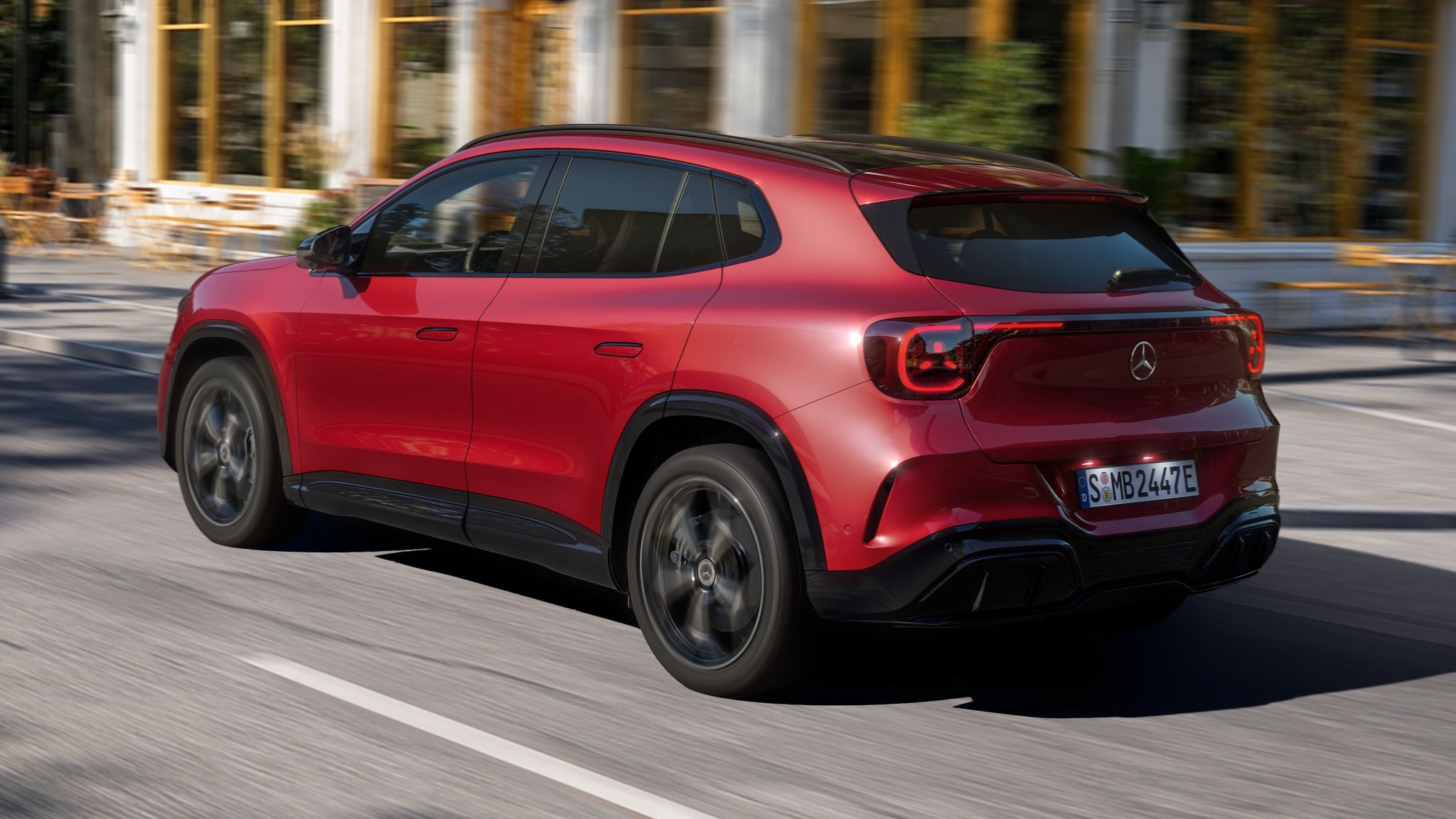 2027 Mercedes-Benz GLA electric SUV rear