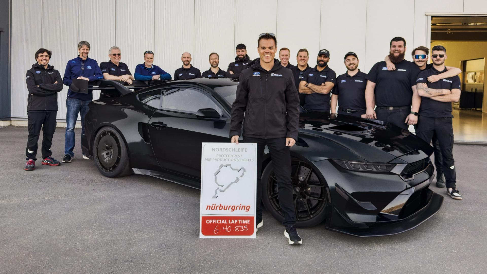 Ford Mustang GTD Competition smashes Nürburgring record with 6:40 lap