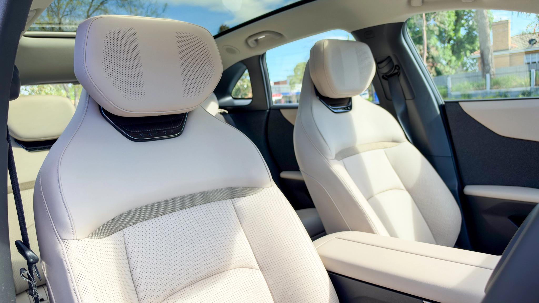 2027 Mazda CX-6e front seats