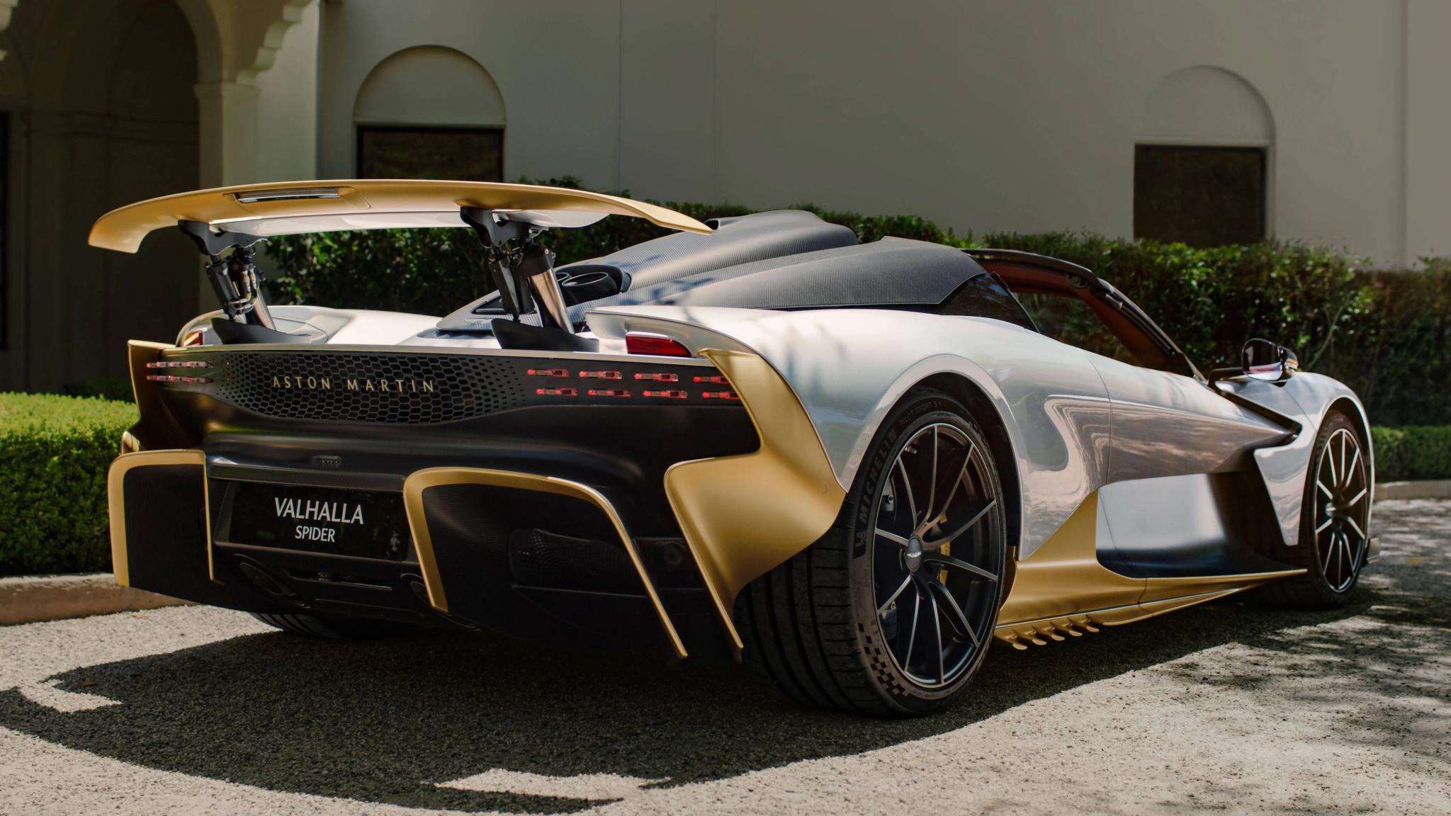 Aston Martin Valhalla Spider rear three quarter