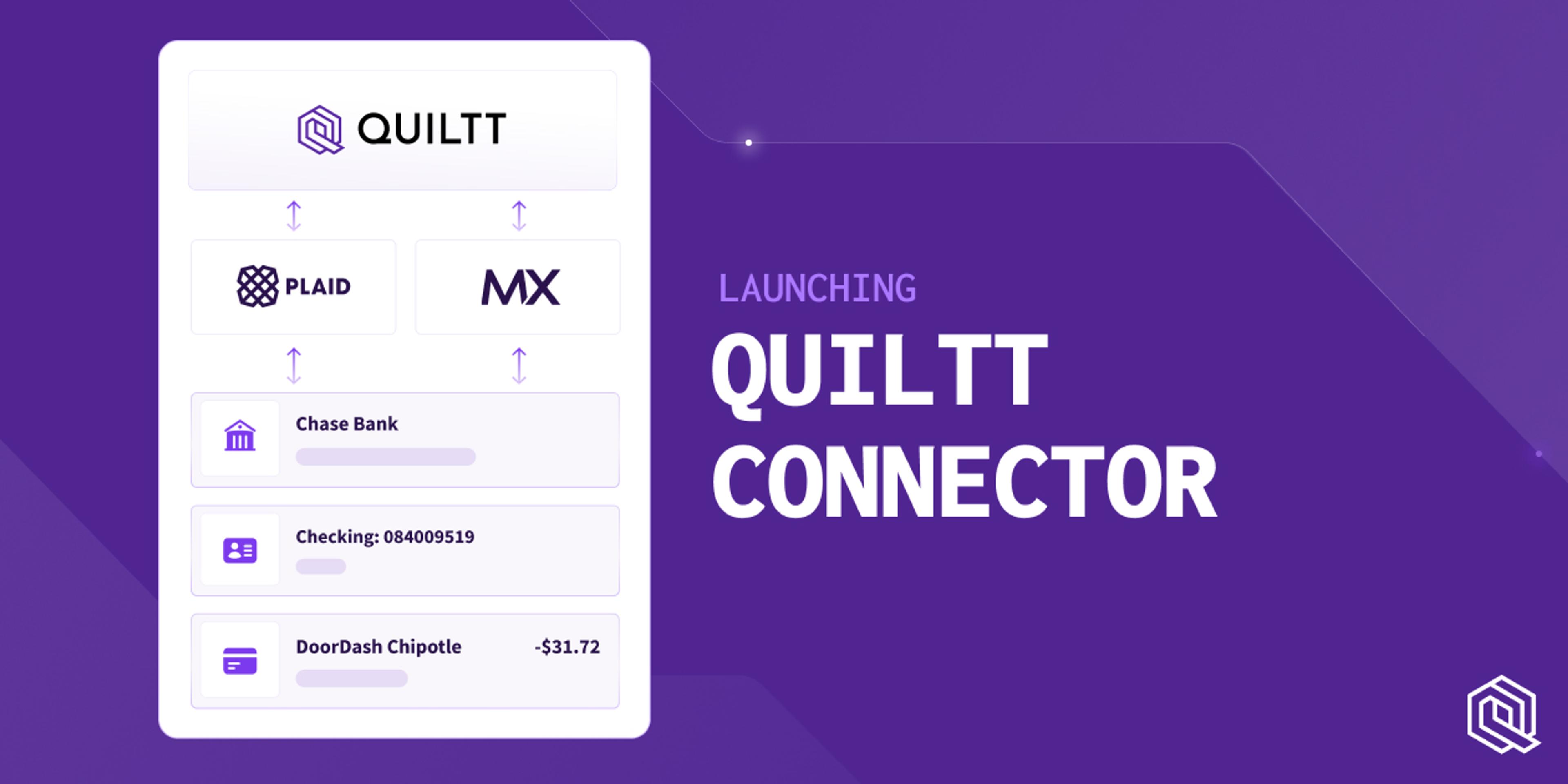 Fintech’s First “Easy Button” — The Quiltt Connector Post Image