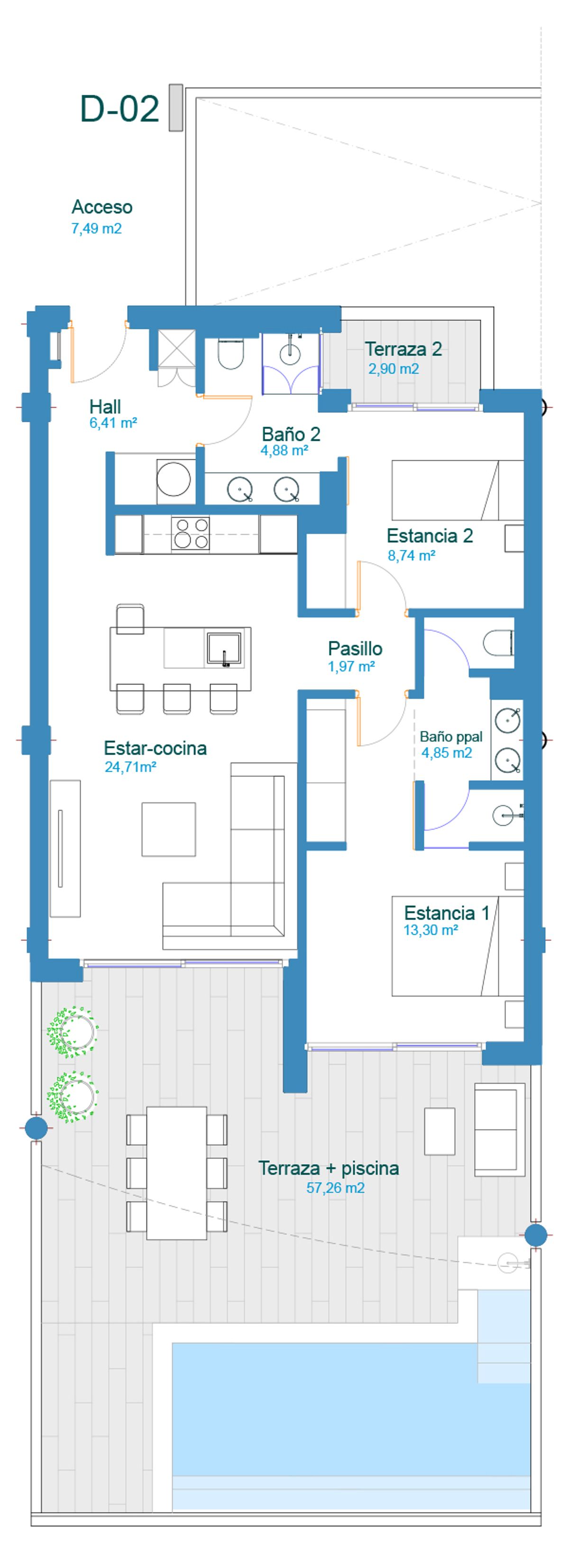 Plano de la vivienda · Vivienda 10