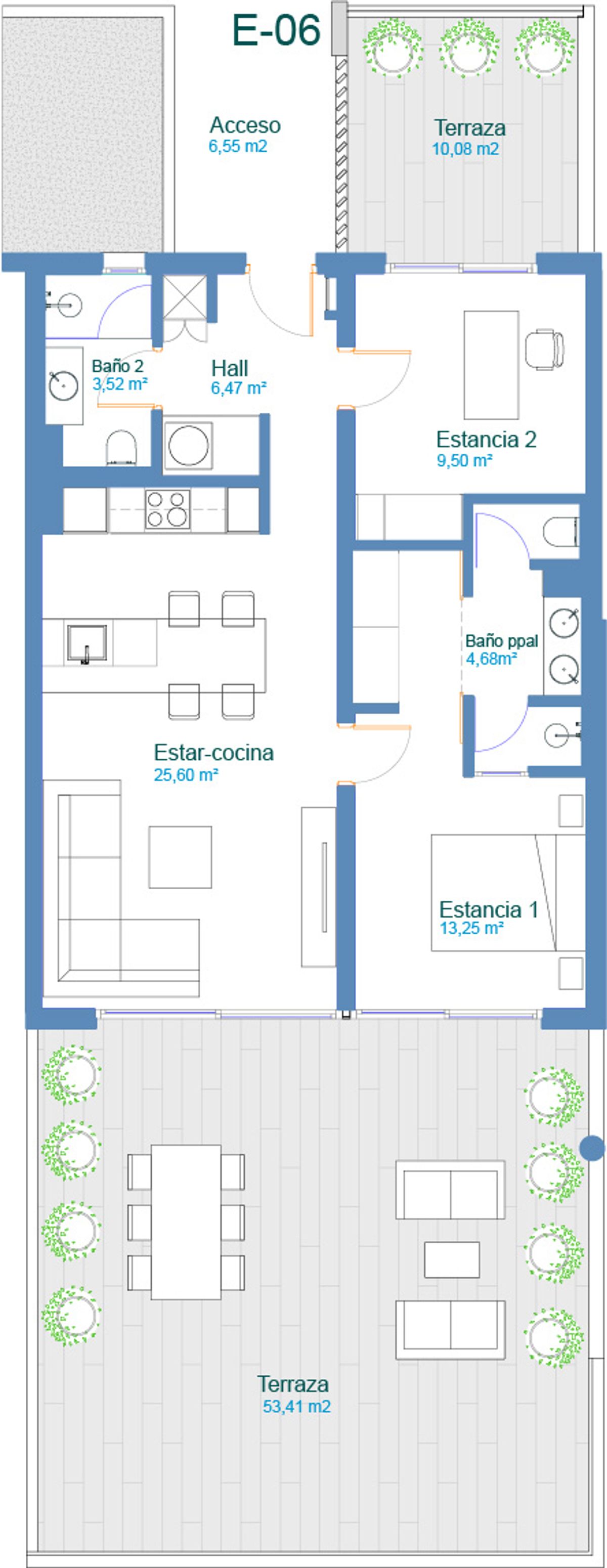 Plano de la vivienda · Vivienda 37