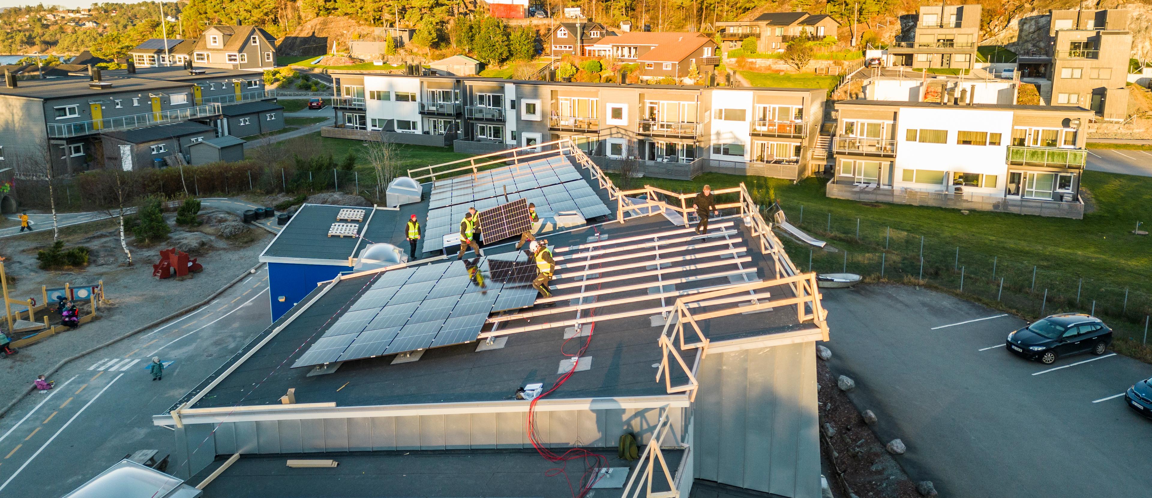 Komplette systemer for næringsbygg.