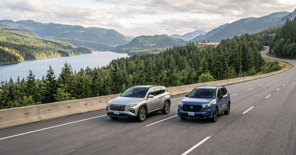 Hyundai Tucson and Honda CR-V