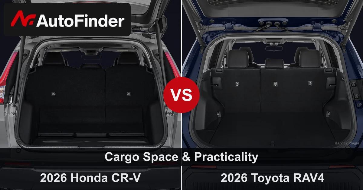 Honda CR-V cargo space class-leading 39.3 cubic feet behind rear seats
