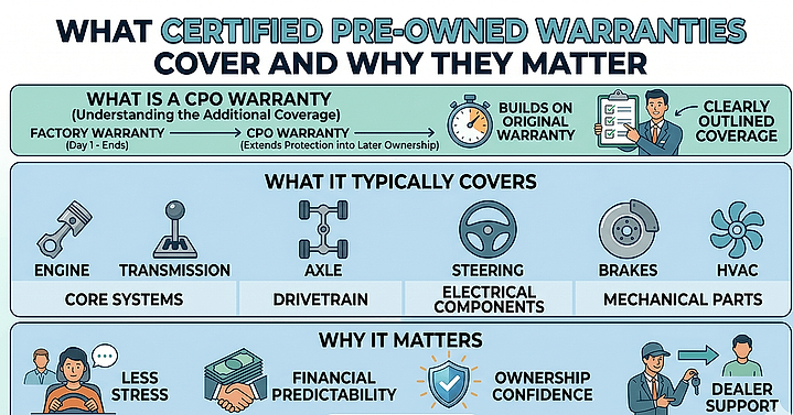What Certified Pre Owned Warranties Cover and Why They Matter