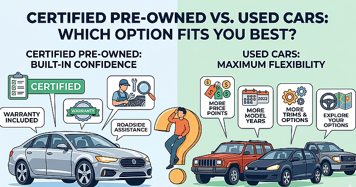 Certified Pre Owned vs Used Cars Which Option Fits You Best