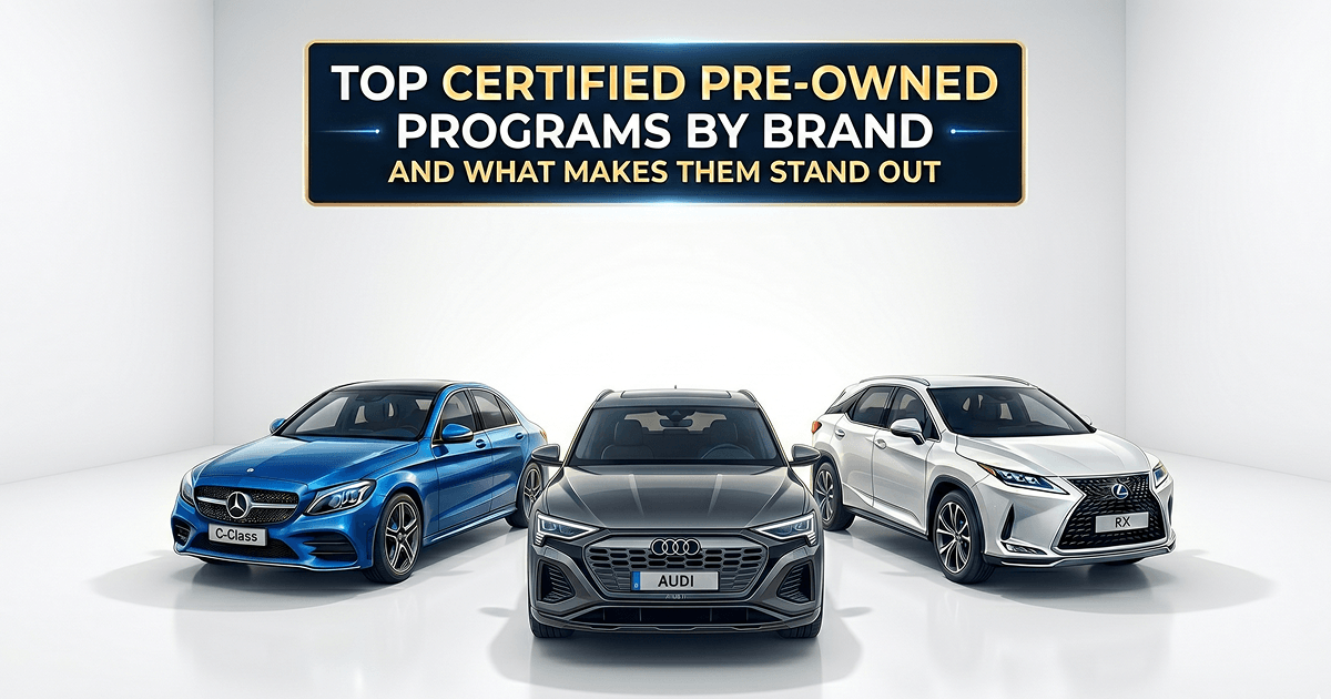 Top certified pre-owned programs by brand