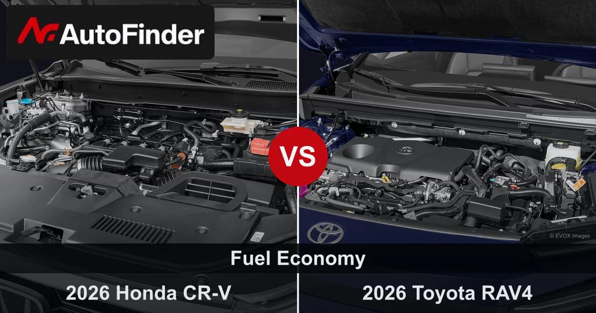Honda CR-V Hybrid vs Toyota RAV4 Hybrid fuel economy comparison