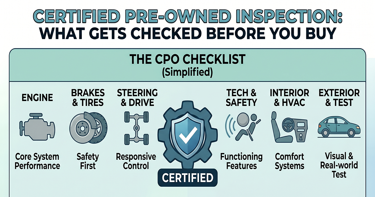 Certified pre owned inspection