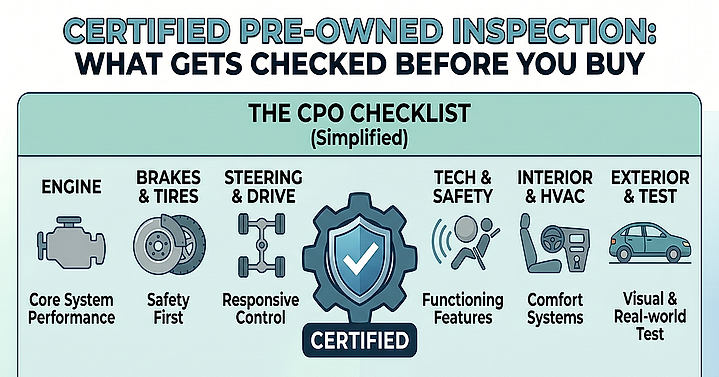 Certified Pre Owned Inspection What Gets Checked Before You Buy