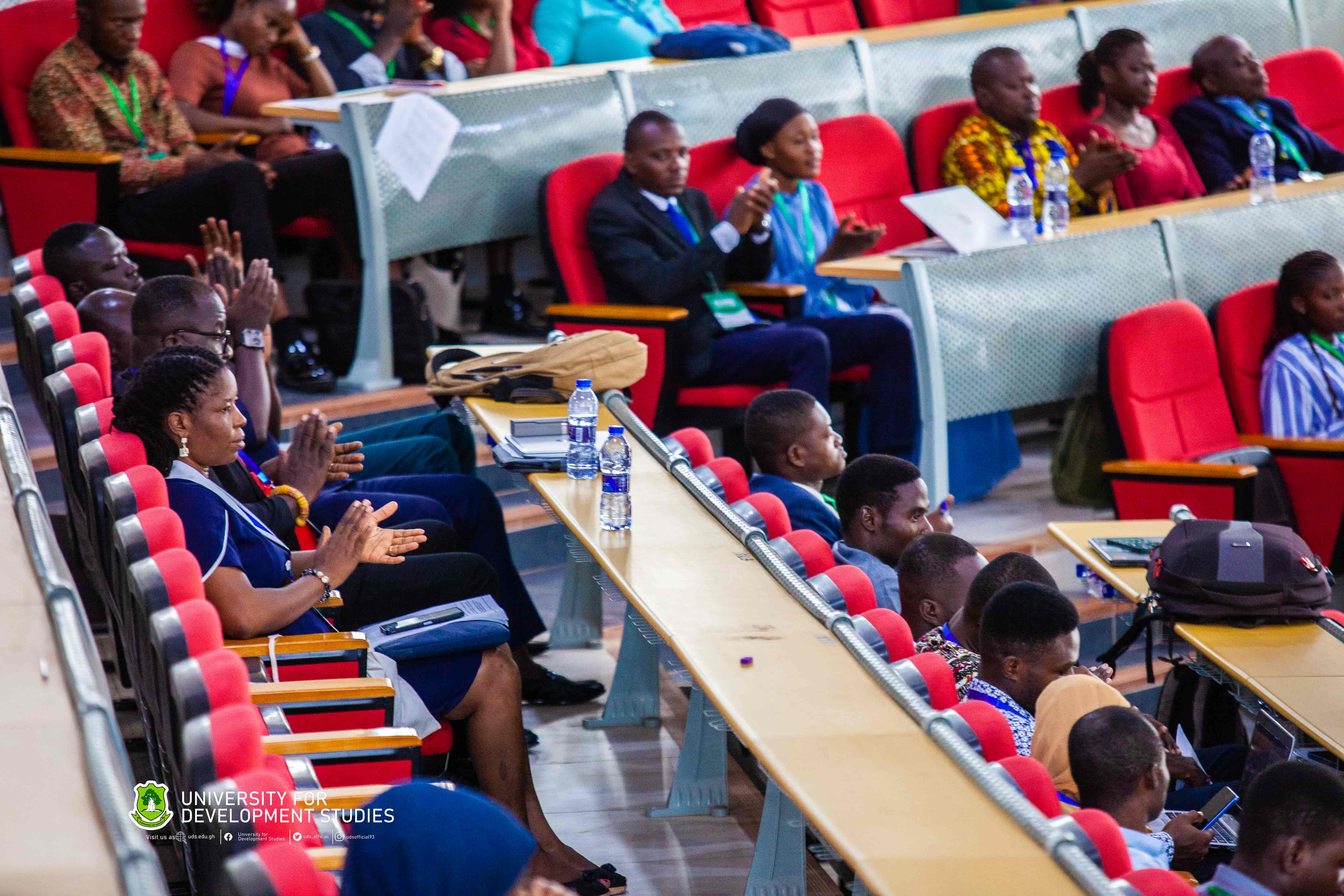 Delegates at a University for Development Studies conference