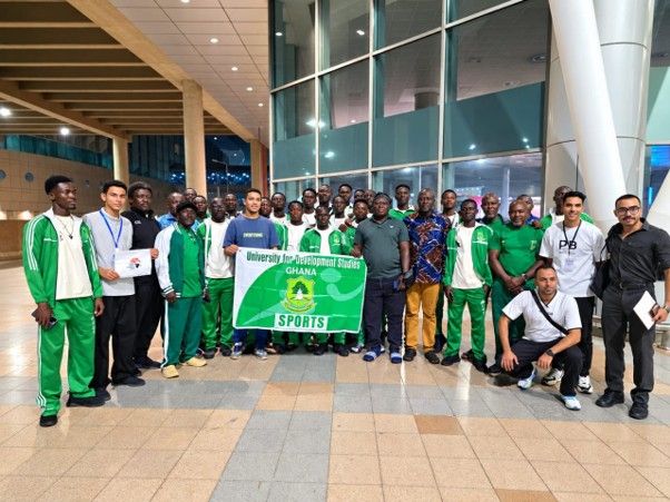 Students and staff of the University for Development Studies at a university gathering