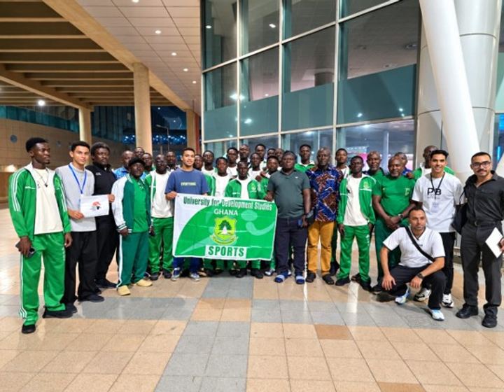 Students and staff of the University for Development Studies at a university gathering