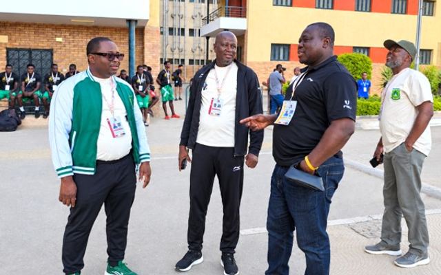 University staff and officials at a University for Development Studies event