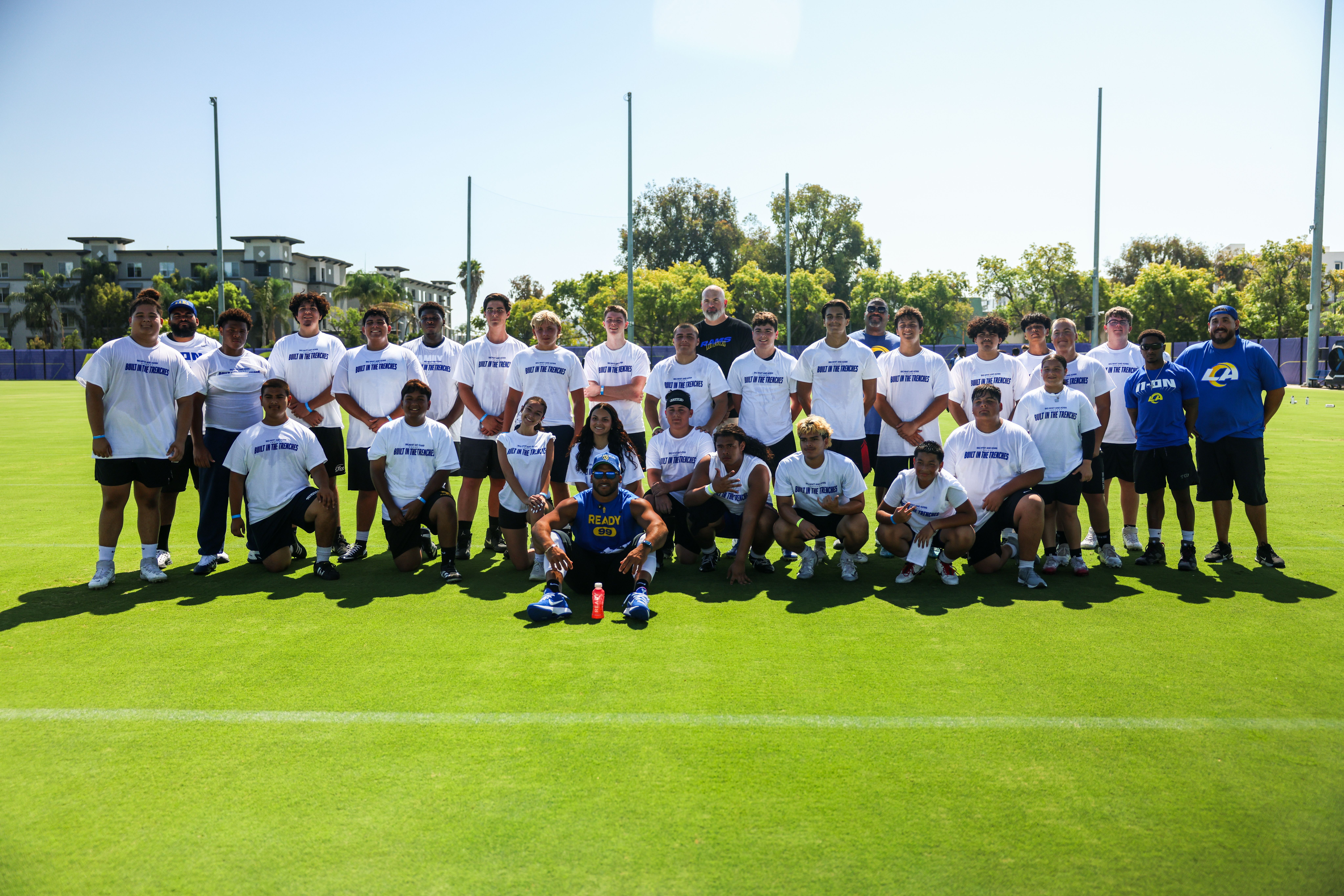 Cover Image for Aaron Donald + Andrew Whitworth Built in the Trenches O-Line/D-Line Camp