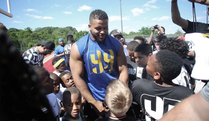 Aaron Donald Top 50 Camp