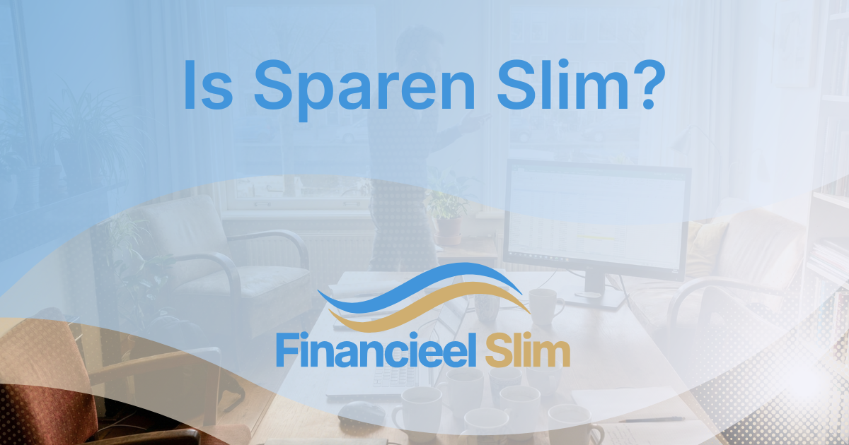 Een man is in zijn woning aan het ontdekken dat sparen niet slim is.