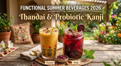 Functional Summer Beverages 2026: Thandai & Probiotic Kanji