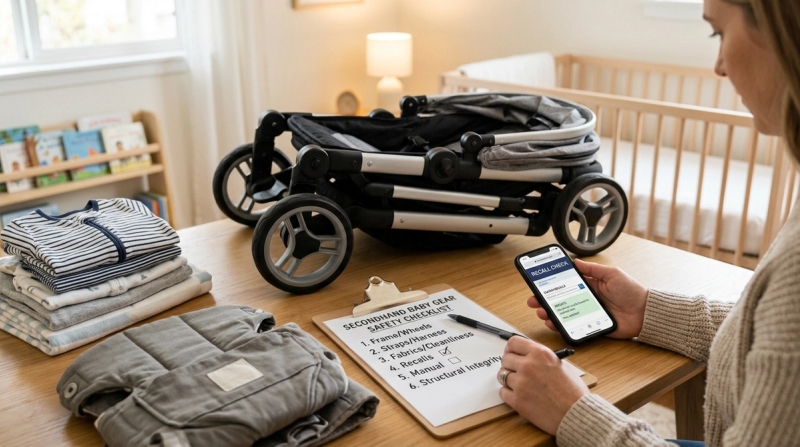 Second-Hand Baby Gear Safety Checklist: What to Buy Used and Skip by Rhea Menon on AllBlogs Second-Hand Baby Gear Safety Checklist: What to Buy Used and Skip by Rhea Menon on AllBlogs