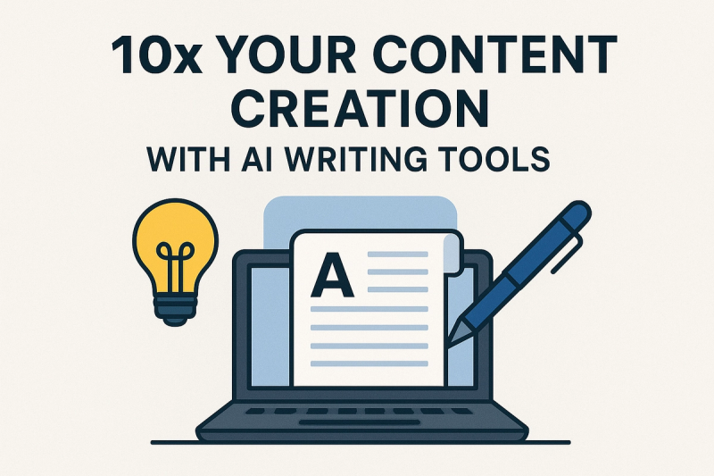 10x Your Content Creation with AI Writing Tools by Bhavya Bhut on AllBlogs